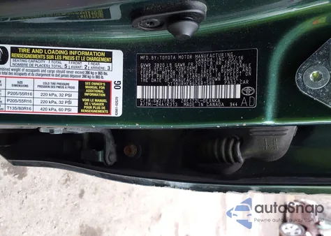 2016 Toyota Corolla Le из США, поврежденный, VIN 2T1BURHE8GC681588